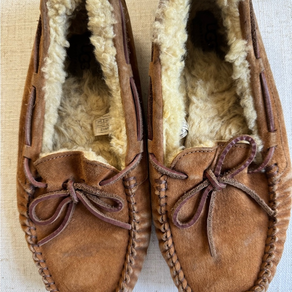 UGG Brown Suede Loafer Moccasins